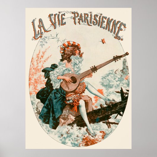 La Vie Parisienne - Aubade au printemps Poster (Voorkant)