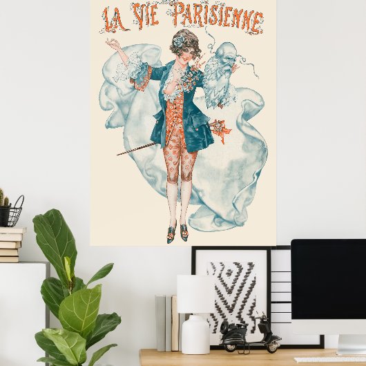 La vie parisienne - Avril Poster (Thuiskantoor)