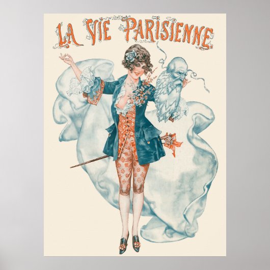 La vie parisienne - Avril Poster (Voorkant)