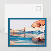 La Vie Parisienne - Bathers Reflection Briefkaart (Voorkant / Achterkant)