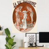 La Vie Parisienne - Devant les sarcofagen du Louv Poster (Thuiskantoor)