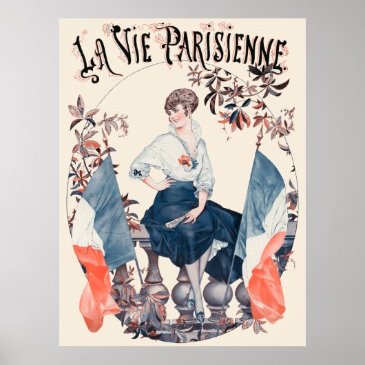 La Vie Parisienne - Drapeaux Poster (Voorkant)