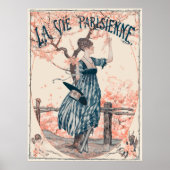 La Vie Parisienne - Fleurs de pêcher Poster (Voorkant)