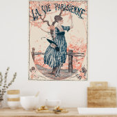 La Vie Parisienne - Fleurs de pêcher Poster (Keuken)