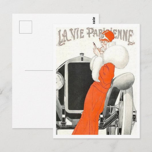 La Vie Parisienne Frankrijk 1922 Briefkaart (Voorkant / Achterkant)