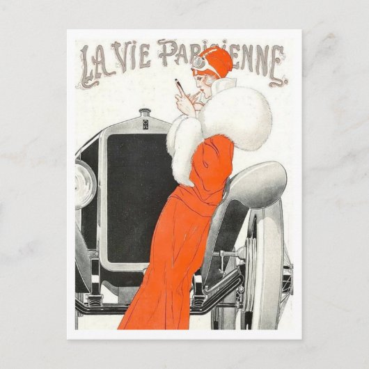 La Vie Parisienne Frankrijk 1922 Briefkaart (Voorkant)