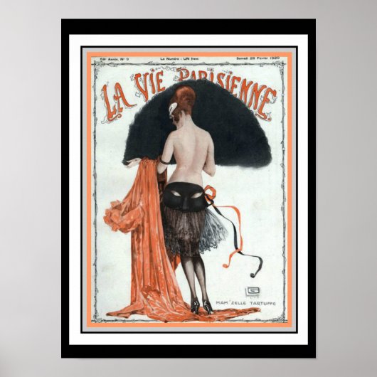 La Vie Parisienne  Hoesje Poster 12 x 16 (Voorkant)