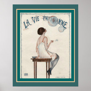 La Vie Parisienne  Hoesje Poster 16 x 20