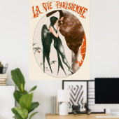 La Vie Parisienne - La crise des logements Poster (Thuiskantoor)