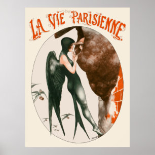La Vie Parisienne - La crise des logements Poster