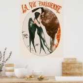 La Vie Parisienne - La crise des logements Poster (Keuken)