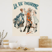 La Vie Parisienne - La guerre en dentelles d'autre Poster (Keuken)