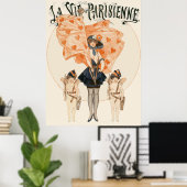 La Vie Parisienne - L'Amour, prent, tuin, illuster Poster (Thuiskantoor)