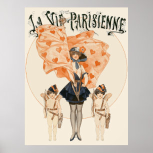 La Vie Parisienne - L'Amour, prent, tuin, illuster Poster