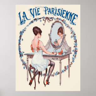 La Vie Parisienne - Le calendrier de la Floréine Poster