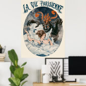 La Vie Parisienne - Le cauchemar du charbon Poster (Thuiskantoor)