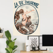 La Vie Parisienne - Le chant des sirènes Poster (Thuiskantoor)