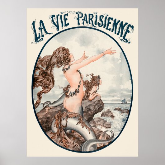 La Vie Parisienne - Le chant des sirènes Poster (Voorkant)