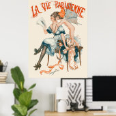 La Vie Parisienne - Le choix d'une toilette Poster (Thuiskantoor)