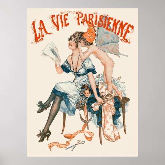La Vie Parisienne - Le choix d'une toilette Poster (Voorkant)