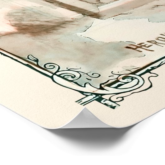 La Vie Parisienne - Le mois des rozen Poster (Hoek)