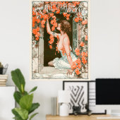 La Vie Parisienne - Le mois des rozen Poster (Thuiskantoor)