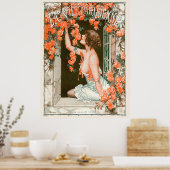 La Vie Parisienne - Le mois des rozen Poster (Keuken)