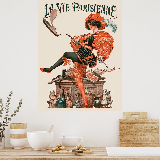 La Vie Parisienne - Le Seigneur Carnaval Poster (Keuken)