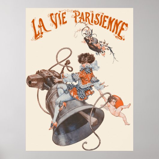 La vie parisienne - Les cloches de Pâques ont rame Poster (Voorkant)