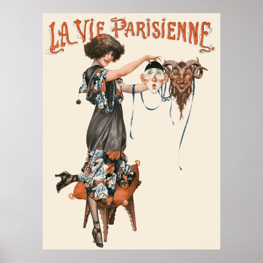 La Vie Parisienne - Les masques de l'amour, Illust Poster (Voorkant)