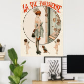 La Vie Parisienne - Les restricties de la mode Poster (Thuiskantoor)