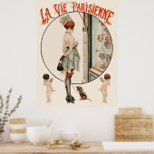 La Vie Parisienne - Les restricties de la mode Poster (Keuken)