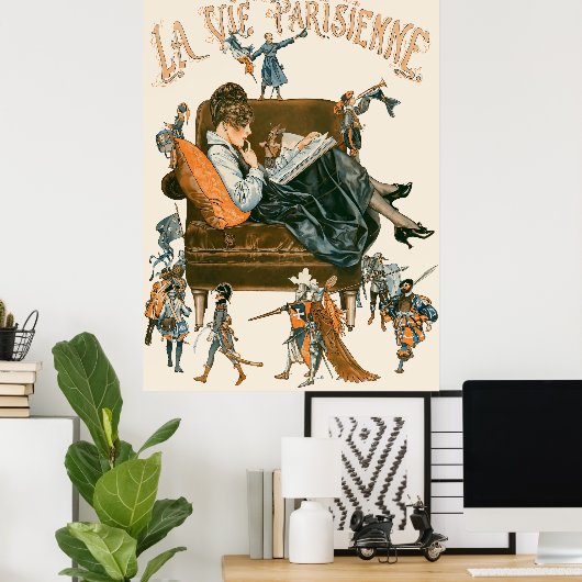 La Vie Parisienne - L'histoire de France Poster (Thuiskantoor)