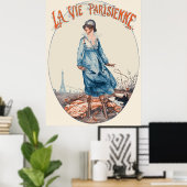 La Vie Parisienne - Lutetia Juin MCMXVIII Poster (Thuiskantoor)
