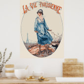 La Vie Parisienne - Lutetia Juin MCMXVIII Poster (Keuken)