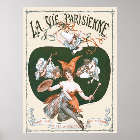 La Vie Parisienne - Mardi Gras ne t'en va pas!, 19 Poster (Voorkant)