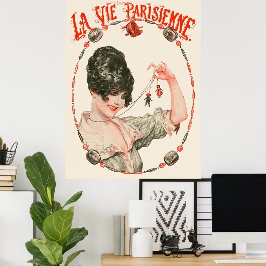 La Vie Parisienne - Marionnettes parisiennes Poster (Thuiskantoor)