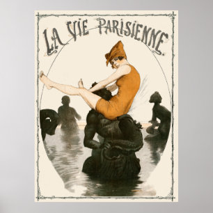 La Vie Parisienne - Parijs Port de Mer Concorde Poster