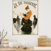 La Vie Parisienne - Parijs Port de Mer Concorde Poster (Keuken)
