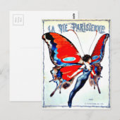 La Vie Parisienne "Parisian life" - feilloos Briefkaart (Voorkant / Achterkant)