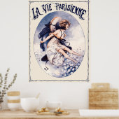 La vie parisienne - pour les pâques victorieuses L Poster (Keuken)