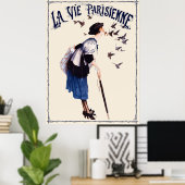 La Vie Parisienne - Pour Obéir aux Règlements Poster (Thuiskantoor)