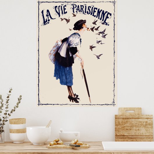La Vie Parisienne - Pour Obéir aux Règlements Poster (Keuken)