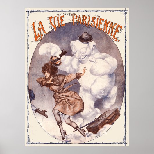 La Vie Parisienne - Sauve Qui Peut! Voici L'Hiver Poster (Voorkant)