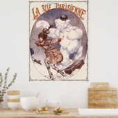 La Vie Parisienne - Sauve Qui Peut! Voici L'Hiver Poster (Keuken)