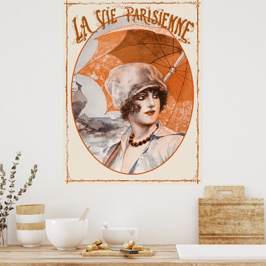 La Vie Parisienne - sur les Planches Poster (Keuken)