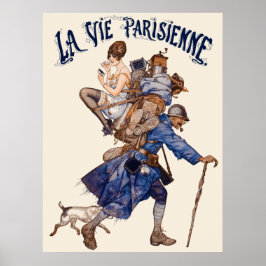 La Vie Parisienne - Un débrouillard ou...le sac à Poster