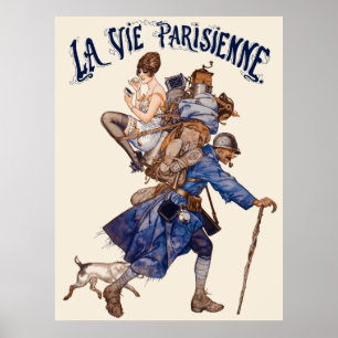La Vie Parisienne - Un débrouillard ou...le sac à Poster