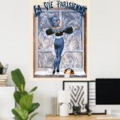 La vie parisienne - un luxe quine coute rien poster (Thuiskantoor)