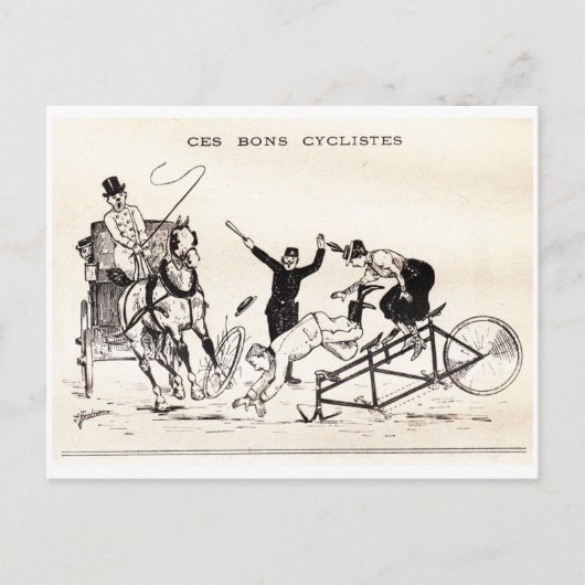 ~ La Vie pour Rire - 16 juni 1900 (p.10) ~ Briefkaart (Voorkant)